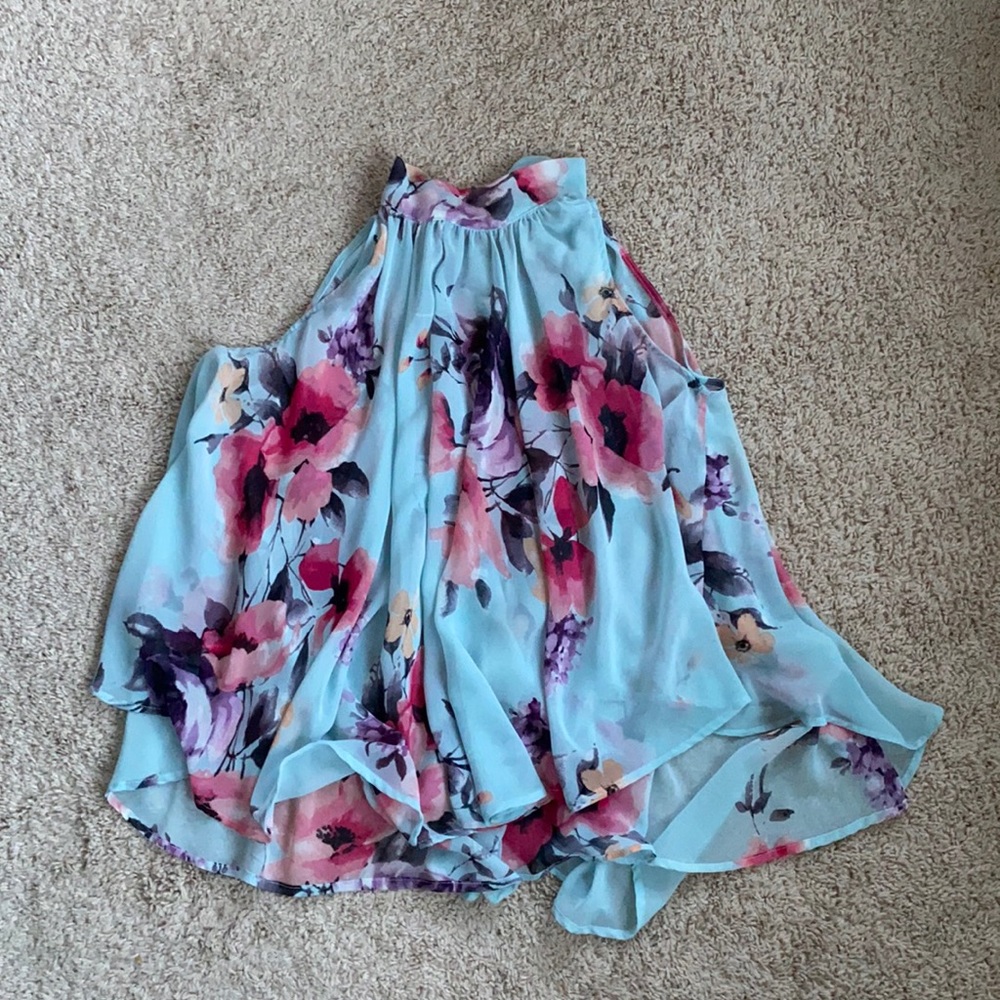 Sheer floral top